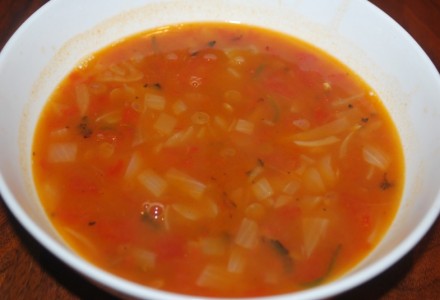 Рецепт супа с чечевицей 