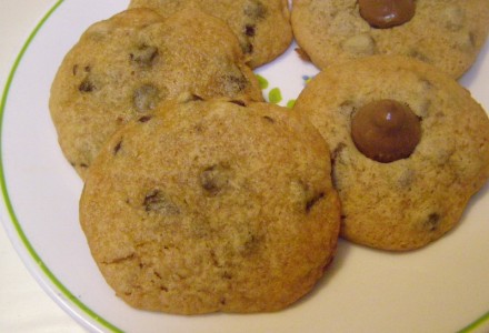 Карамельное печенье с шоколадом