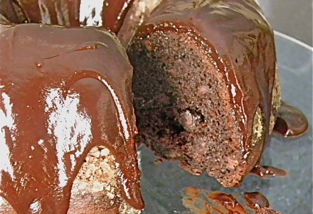Тройной шоколадный кекс