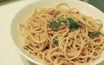 Спагетти с чесноком