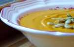 Тыквенно-морковный суп с семечками