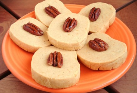 Тыквенное печенье с орехами