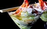 Японский салат с огурцом