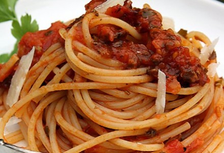 Спагетти с пряными травами