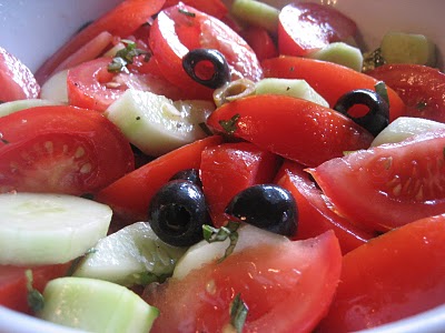 Летний овощной салат