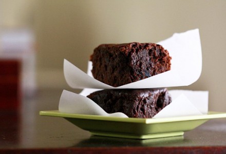Сочные чернично-шоколадные пирожные