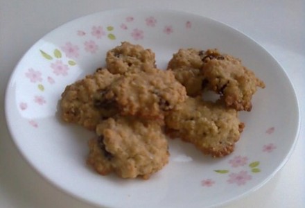 Рецепт овсяного печенья с изюмом