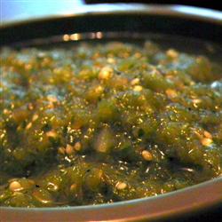 Горячий зеленый соус (Сальса Верде)