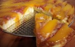 Пирог с манго и малиной 