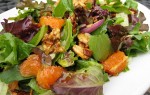 Цитрусовый салат с миндалем