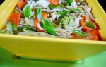 Китайский овощной суп с лапшой