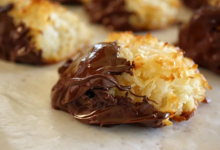 Миндальное печенье в шоколаде