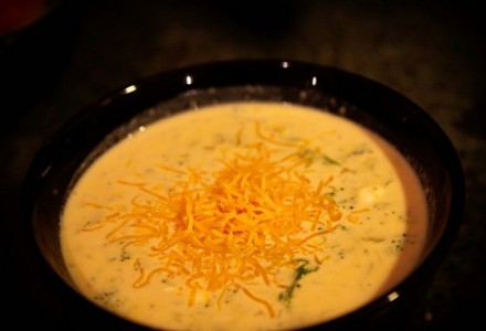 Суп из брокколи с сыром