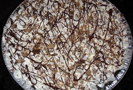 Шоколадный пирог с тофи