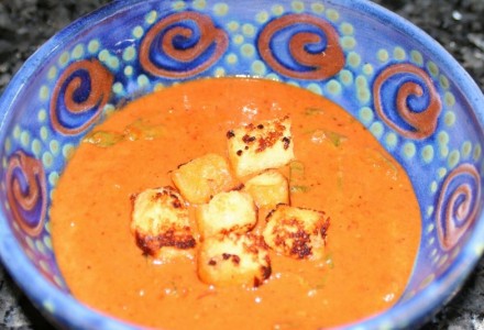Сливочно-томатный суп по-флорентийски