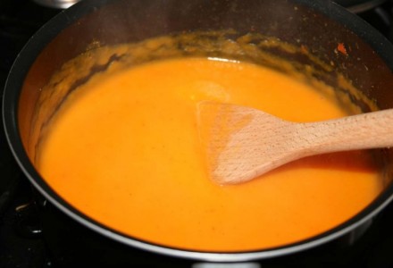 Суп с тыквой, морковью и имбирем