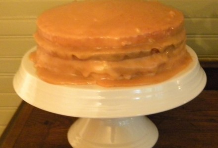Пирог из сухой смеси с начинкой