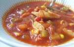 Куриный суп с томатом