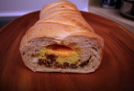 Плетеный хлеб на завтрак