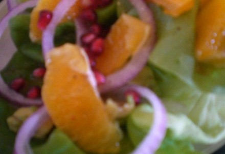 Салат с авокадо и апельсинами