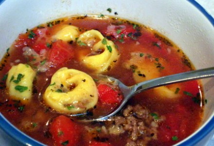 Итальянский суп с тортеллини