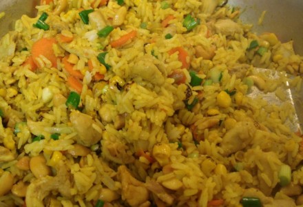 Индийский рис с кукурузой