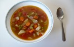 Овощной суп с говядиной