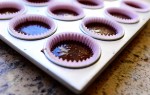 Шоколадные кексы с мятной глазурью