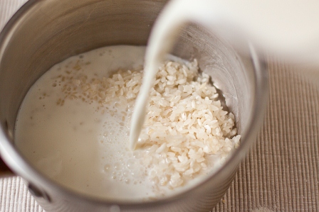 молочная рисовая каша