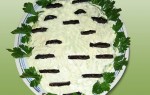 Белая береза – салат, представленный в нескольких вариантах